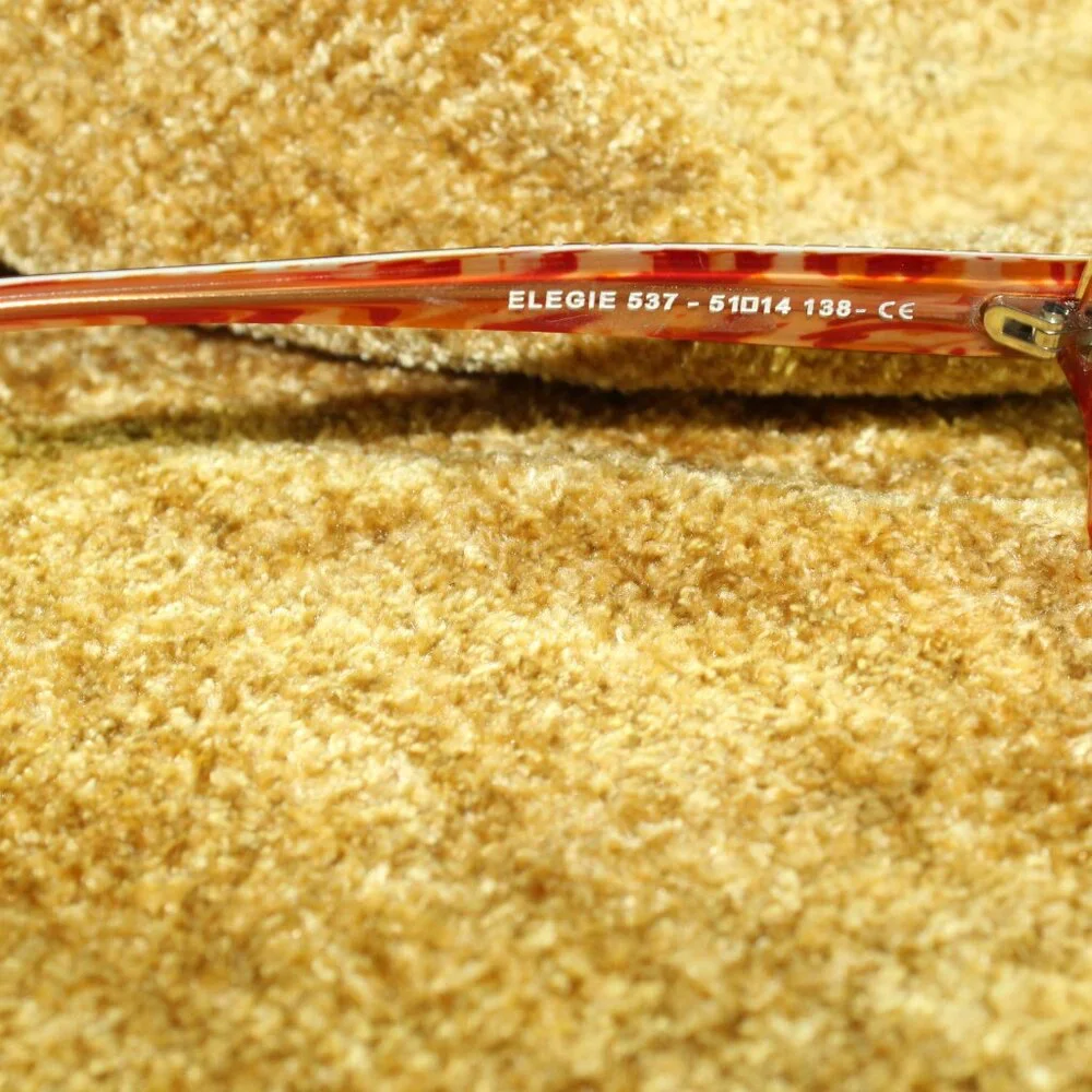 Jean Lafont Paris Elegie 537 51-14 138 Brown Frame Eyeglasses - FRAMES ONLY